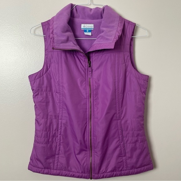 Columbia Fleece-Lined Vest - Medium Pink/Purple - Picture 1 of 9